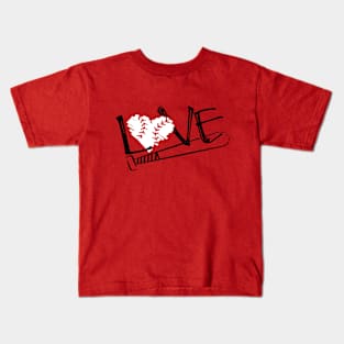 Baseball Love Kids T-Shirt